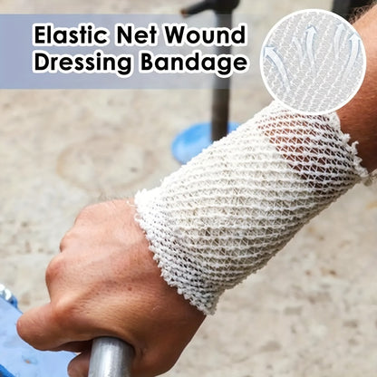 2m Soft and Breathable Elastic Mesh Bandage Roll - 78.74in Stretchable Support