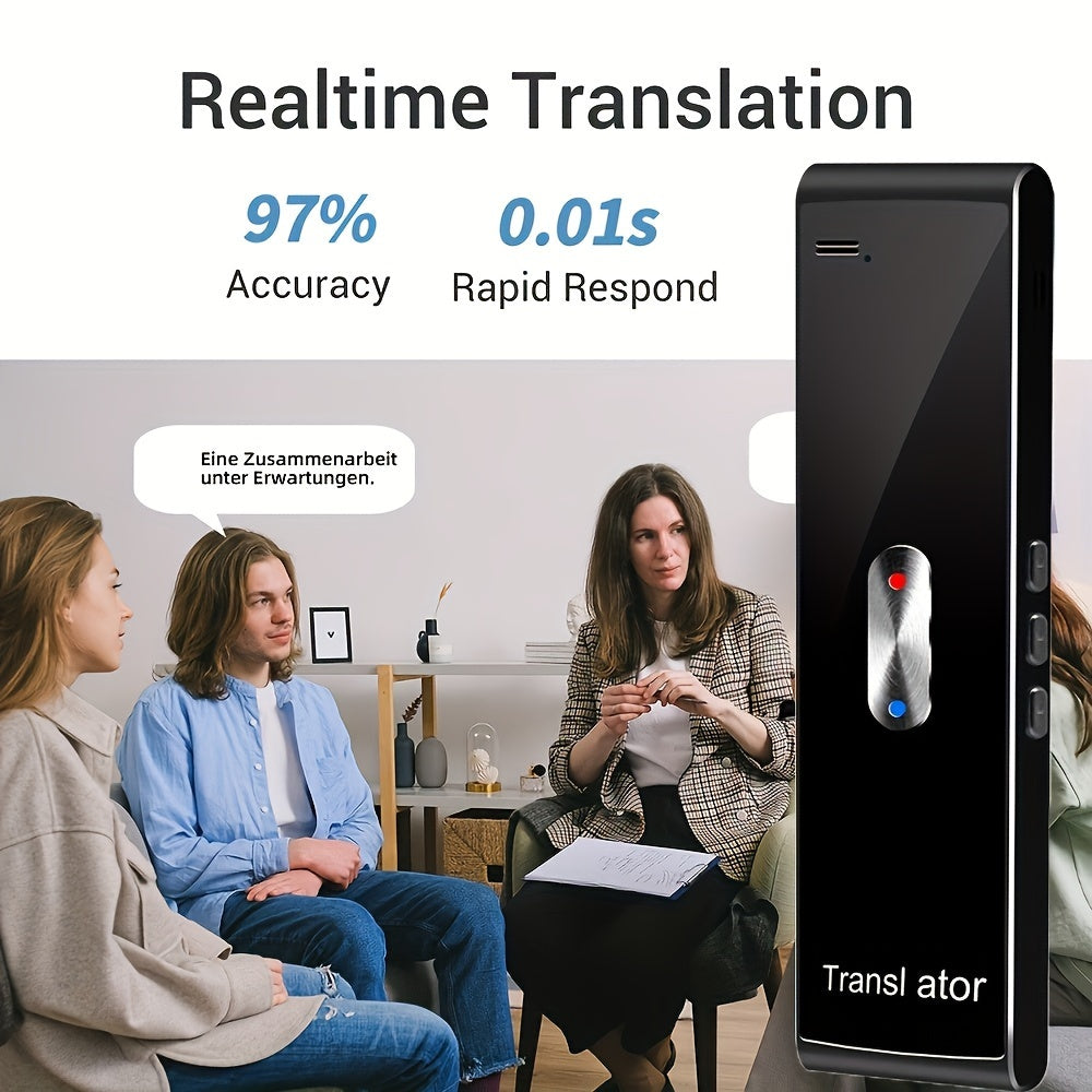 Instant 2-Way Language Translator - 137 Languages | Portable Device for Travel, Business, Learning