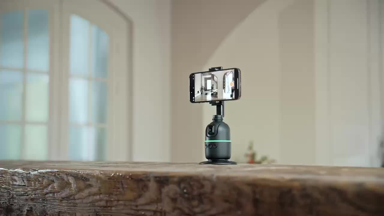 360° Gimbal Camera Stabilizer - Advanced Automatic Object Tracking, Intelligent Anti-Shake, Portable for Live Streaming, Multi-Functional Mobile Phone Stabilizer and Versatile Selfie Stick - Latest Technology