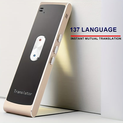 Instant 2-Way Language Translator - 137 Languages | Portable Device for Travel, Business, Learning