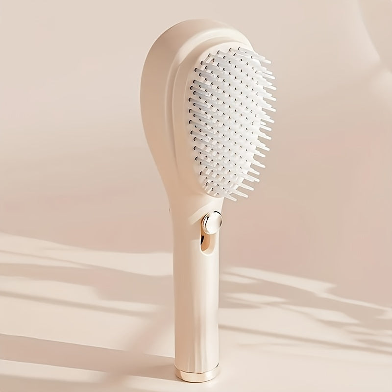 Portable Retractable Comb for Hair Care - Non-Electric, Anti-Static, Gentle on Hair, Easy Hair Removal for Home Beauty