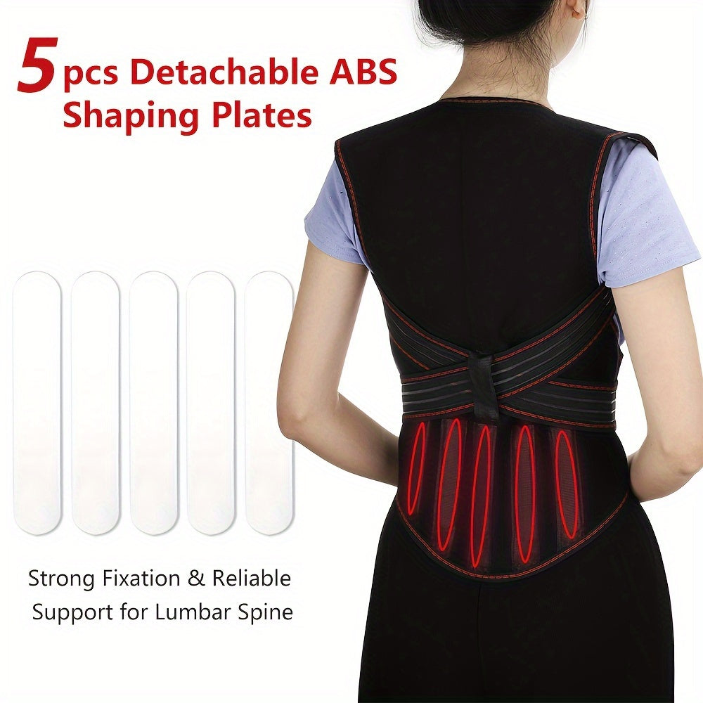 Shoulder Protector Vest – Adjustable Back Shawl with Magnetic Support, Hot Compress for Waist and Spine, Orthotic Strap for Men and Women