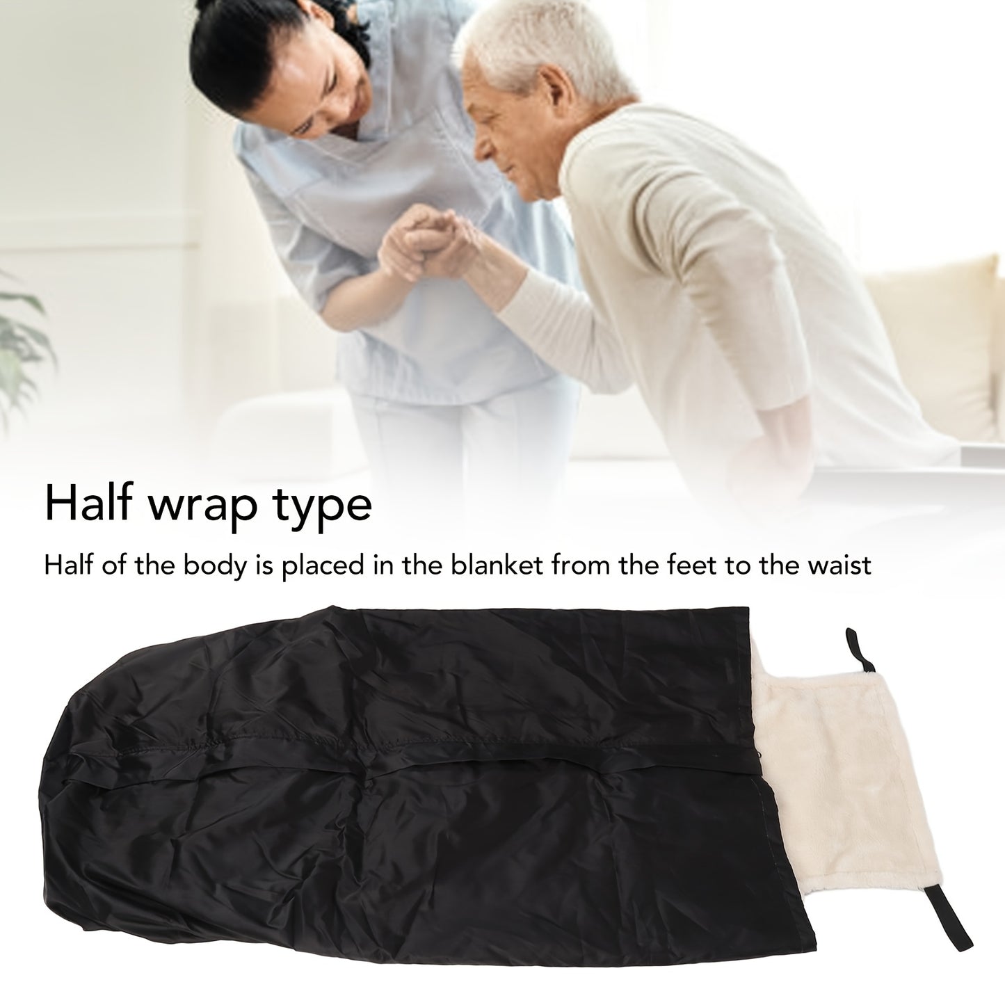 Cozy Wheelchair Warm Blanket - Waterproof Thickened Oxford Cloth, Double Layer Design for Comfort and Protection