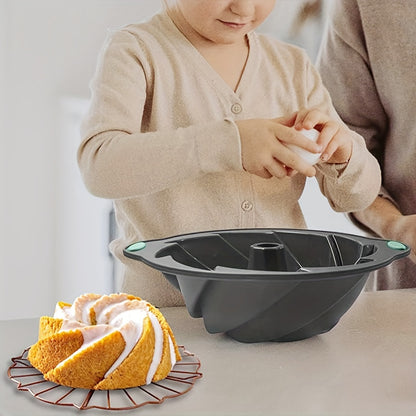 Bundt Pan 11.2''x3.1'' - Heritage Bundtlette Cake Mold for Fluted Tube Cakes, Essential Baking Tool and Kitchen Gadget