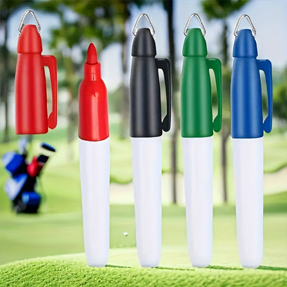 4pcs Golf Ball Marker Pens - Durable Line Drawing Tool for Ball Identification, Professional Scribing Marker