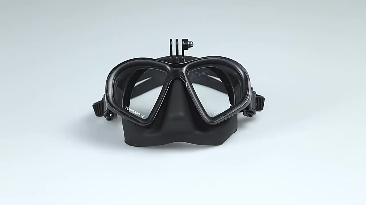 Premium Tempered Diving Mask with Anti-Fog Goggles and Storage Case - Waterproof, Crystal-Clear Vision for Snorkeling and Underwater Photography