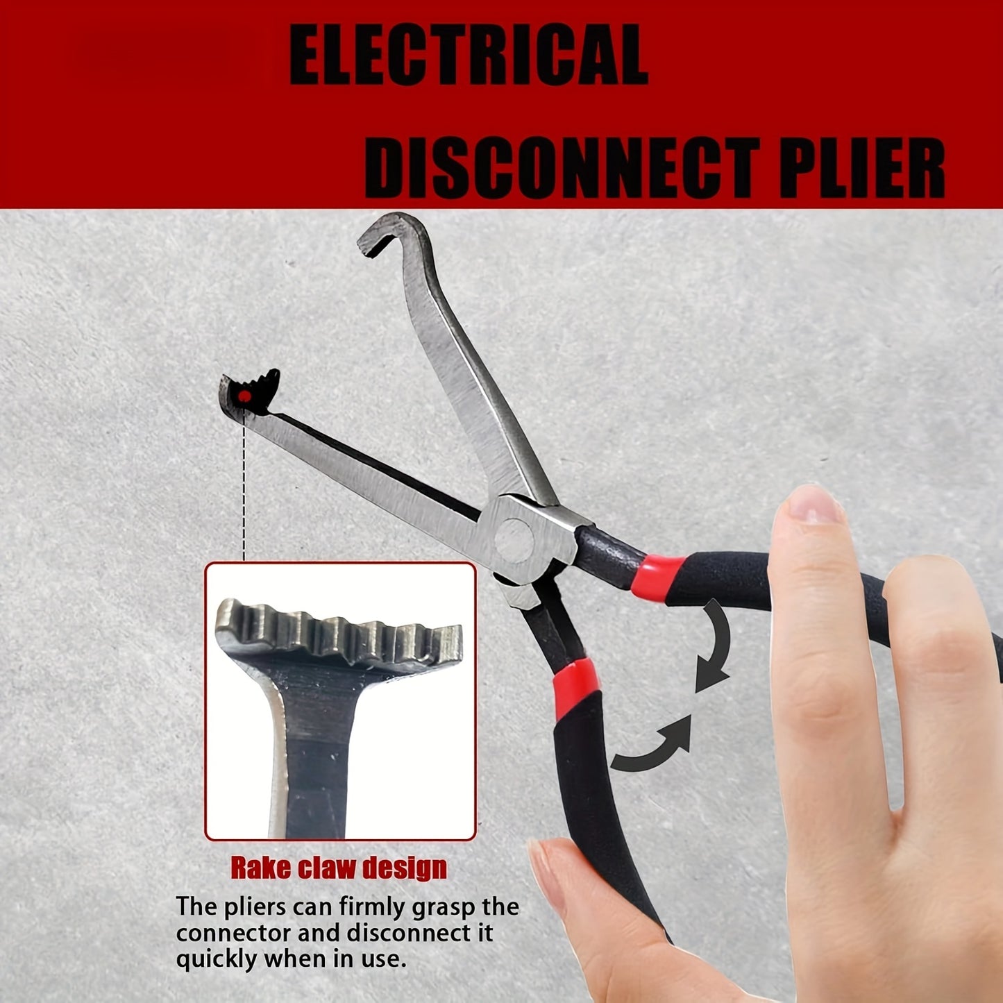 Laviemot Heavy-Duty Steel Electrical Disconnect Plier - Ideal for MAF Sensors, Fuel Injectors and Ignition Coils - No Power Needed