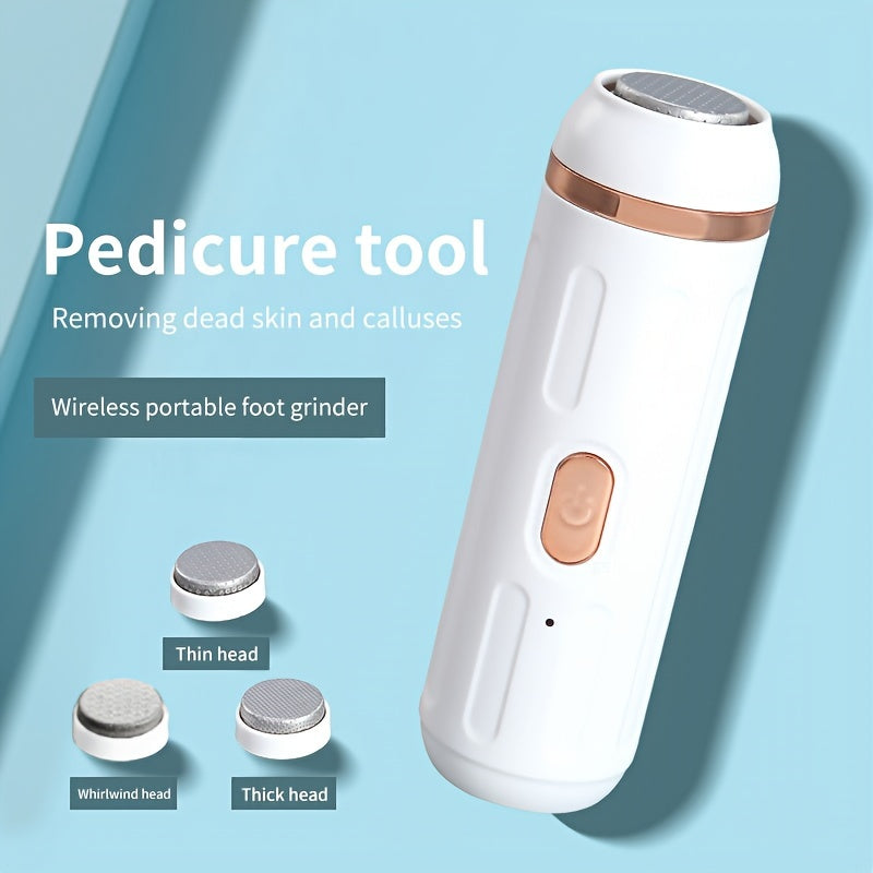 Rechargeable Electric Foot File - Professional Callus Remover for Smooth, Soft Feet, Ideal Gift for Hard, Cracked, and Dry Skin Care