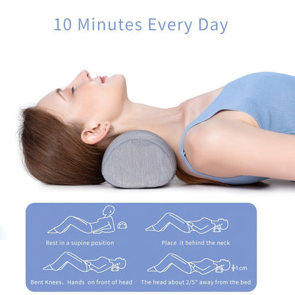 Neck Pillow for Cervical Spine Alignment – Chiropractic Neck and Shoulder Pain Relaxer, Cloud Stretcher Massager for Muscle Tension Relief