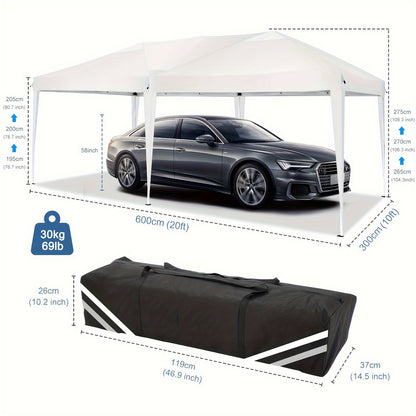 10x20 FT Pop-Up Canopy – Portable, UV Resistant, Waterproof – Ideal for Outdoor Events, Patio, and Parties