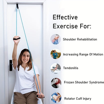 Door Pulley Physiotherapy System – Exercise Pulley for Shoulder Pain Relief and Surgical Recovery