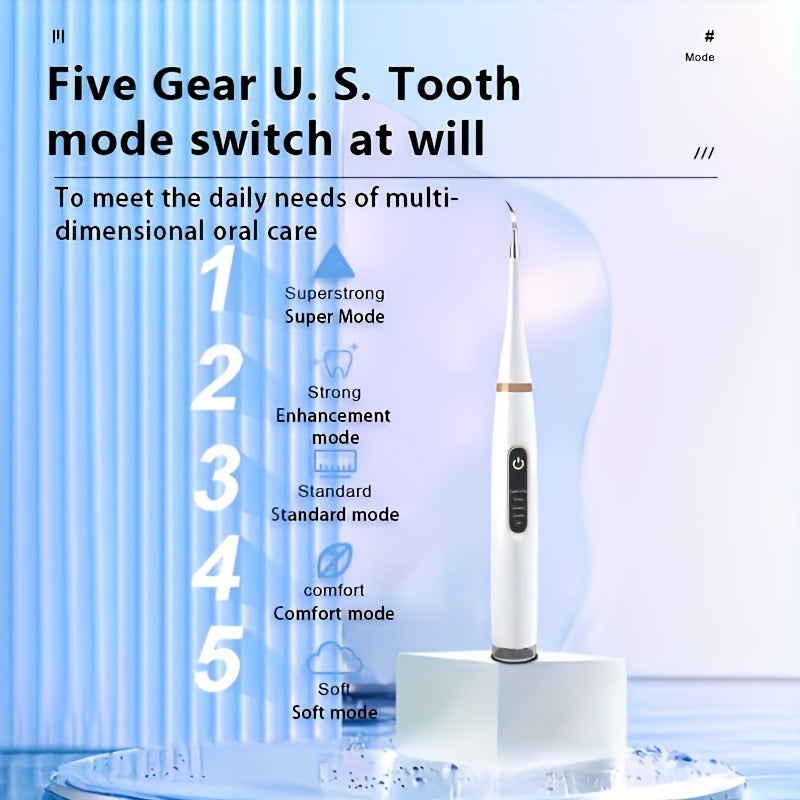 ProClean Electric Teeth Whitening Tool - Professional-Grade, Effortlessly Removes Calculus, Tartar and Smoke Stains for a Brighter Smile at Home