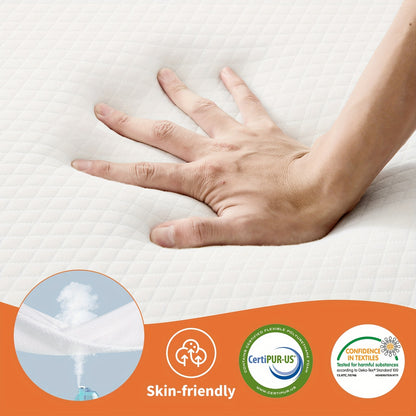 4 Inch Tri-Fold Memory Foam Mattress – Ultra-Comfortable Foldable Guest Bed with Washable Cover – Perfect for Travel, Camping, Small Space Sleeping – Compact, Portable, Easy to Store