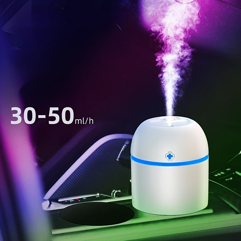 Multifunctional Aroma Lamp Humidifier - USB Powered, Colorful, Portable with Adjustable Mist - Ideal for Bedroom, Living Room, Office Desk, and Car - Includes Night Light and Lucky Design