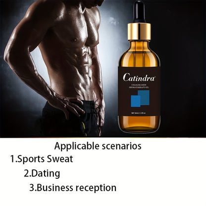 Men's Plant Squalane Essential Oil Cologne - Refreshing Perfume, Perfect Gift for Him for Dating and Everyday Use