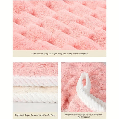 2pcs Ultra-Soft Microfiber Bath Towels - Super Absorbent, Quick-Dry Waffle Weave for Daily Use, Spa, Gym and Travel