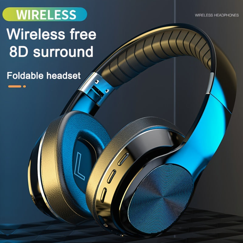 All-Day Wireless Headphones - 3-in-1 Versatility, Over-Ear Comfort, and Crystal-Clear Sound