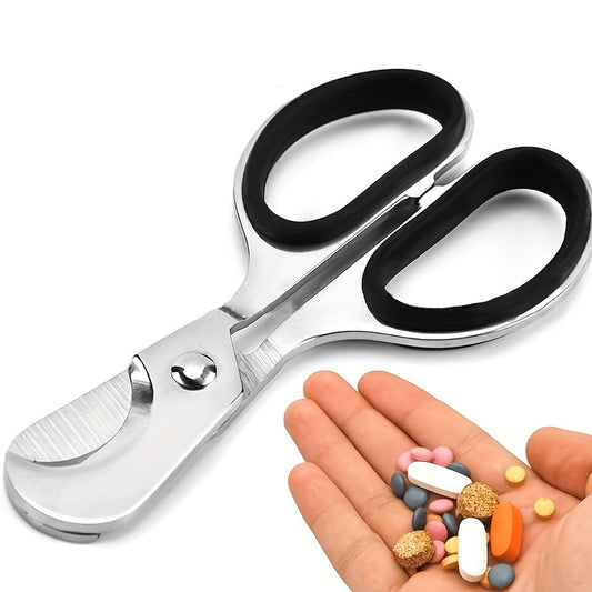 Pill Splitter Scissors - Precision Cutting for Medication Division, Fragrance-Free, Suitable for Tablet Form