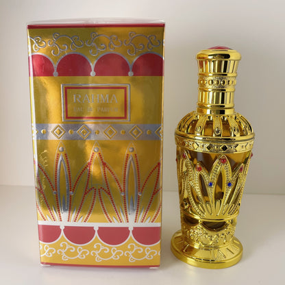 Luxurious Golden-Tone Dubai Perfume for Her - 3.04oz with Musk and Woody Notes, Long-Lasting Fragrance, Ideal Gift