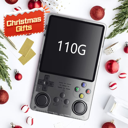 Retro 110GB Handheld Gaming Console - 3.5" HD Screen, Linux, Portable Pocket Video Game Player, TF Card Support, Rechargeable Battery, Perfect Christmas Gift