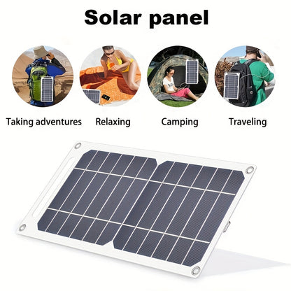 Portable USB Foldable Solar Panel - Waterproof, Folding Charger for Mobile Phones, Tablets, Outdoor Camping and Home