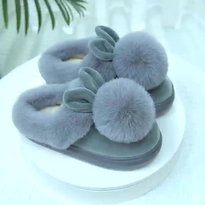 2024 Women's Cozy Plush Fuzzy Slippers - Soft, Warm, Non-Slip Indoor and Outdoor Footwear for Couples