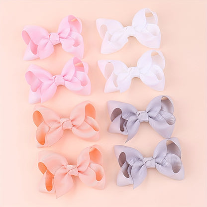 30pcs Random Color Bow Hair Clips – Holiday Party Baby Girls Ponytail Clips – Travel Style Hair Accessories – Ideal for Gifts