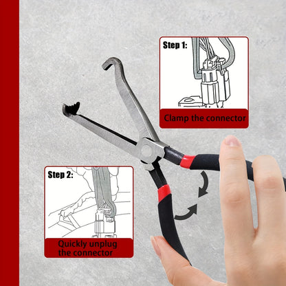 Laviemot Heavy-Duty Steel Electrical Disconnect Plier - Ideal for MAF Sensors, Fuel Injectors and Ignition Coils - No Power Needed