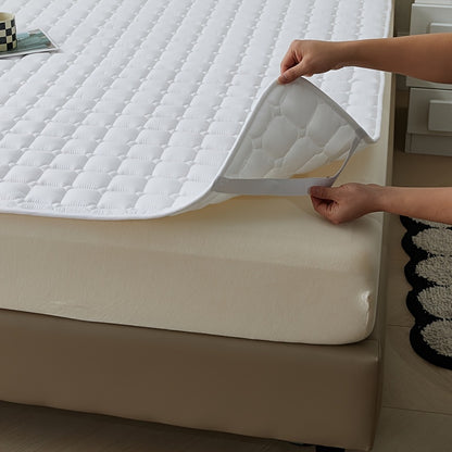 Waterproof Quilted Mattress Topper Protector - Polyurethane Liner, Polyester Cover, Machine Washable, Water-Resistant Pad for Dust and Moisture Protection - 1 Piece