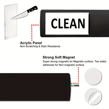 Super Strong Dishwasher Magnet – Clean/Dirty Sign for Easy Organization and Quick Use