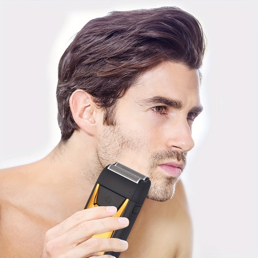 Professional Rechargeable Electric Foil Shaver for Men – High-Quality, Waterproof, Cordless, Travel-Friendly Shaving – Ideal Father's Day Gift