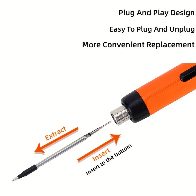 8W 5V USB Wireless Electric Soldering Iron - Mini Household Tool, Convenient Low Voltage Charging, DIY Handheld Welding Pen