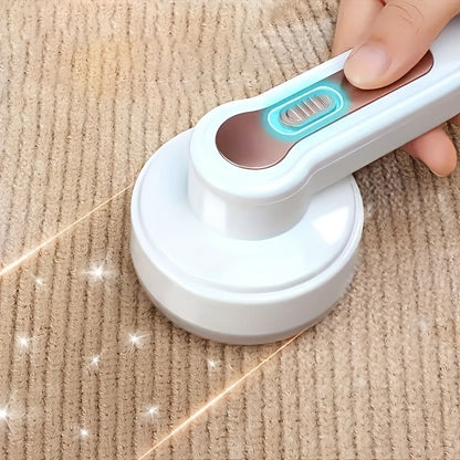 Portable Rechargeable Lint Remover with Cleaning Brush - Effective Fabric Shaver for Clothes, Furniture and Carpets, Removes Lint Balls and Fuzz, Includes USB Cable