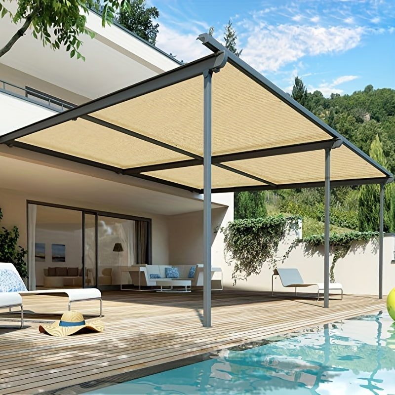 Rectangular Sunshade Net – Breathable Square Shade for Balcony, Garage, Backyard, Swimming Pool & Lawn, 90%-95% Shading Rate, No Tying Rope or Hook Included