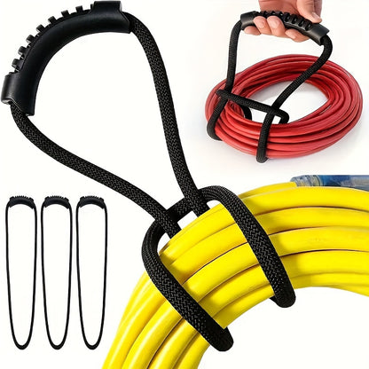 55cm Storage Strap with Handle - Extension Cord and Hose Organizer, Space-Saving Solution for Home, Garage, Boat, RV