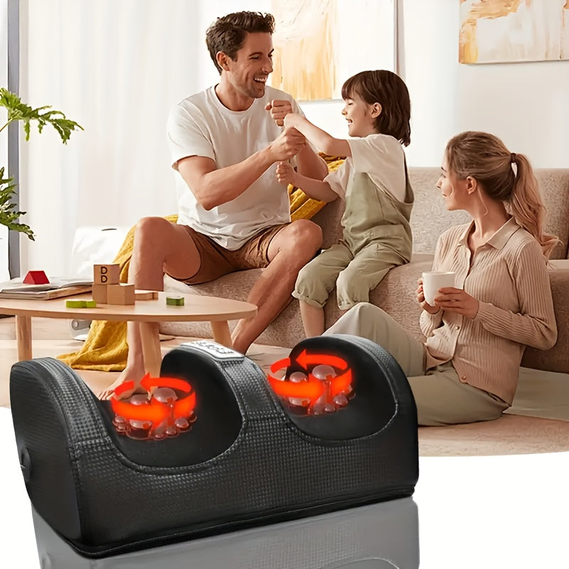 Shiatsu Foot Massager for Circulation and Relaxation – Heated Foot Massager Machine – Ideal Father's Day and Mother's Day Gift