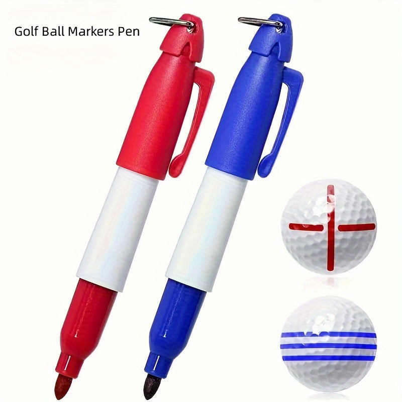 4pcs Golf Ball Marker Pens - Durable Line Drawing Tool for Ball Identification, Professional Scribing Marker