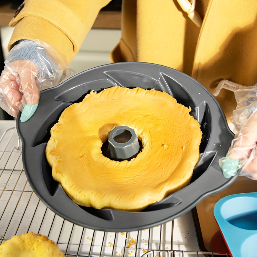 Bundt Pan 11.2''x3.1'' - Heritage Bundtlette Cake Mold for Fluted Tube Cakes, Essential Baking Tool and Kitchen Gadget