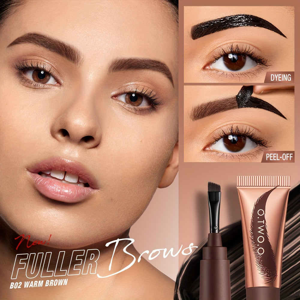 Long-Lasting Tattoo Brow Gel – Peel-Off Semi-Permanent Eyebrow Makeup for Even Dyeing Up to 5 Days