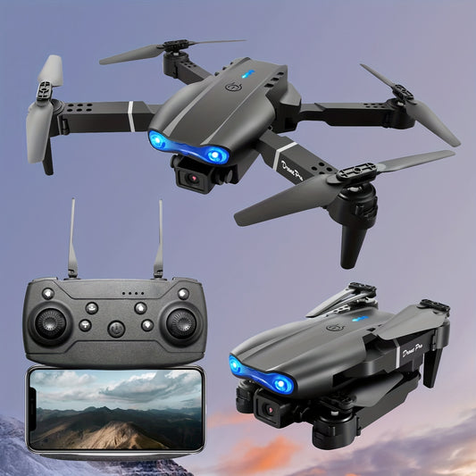 E99 K3 Pro Dual-Camera Folding Quadcopter – Professional RC Drone for Indoor/Outdoor Flight, Height Hold Remote Control – Affordable, Fun Holiday Gift for Beginners and Enthusiasts