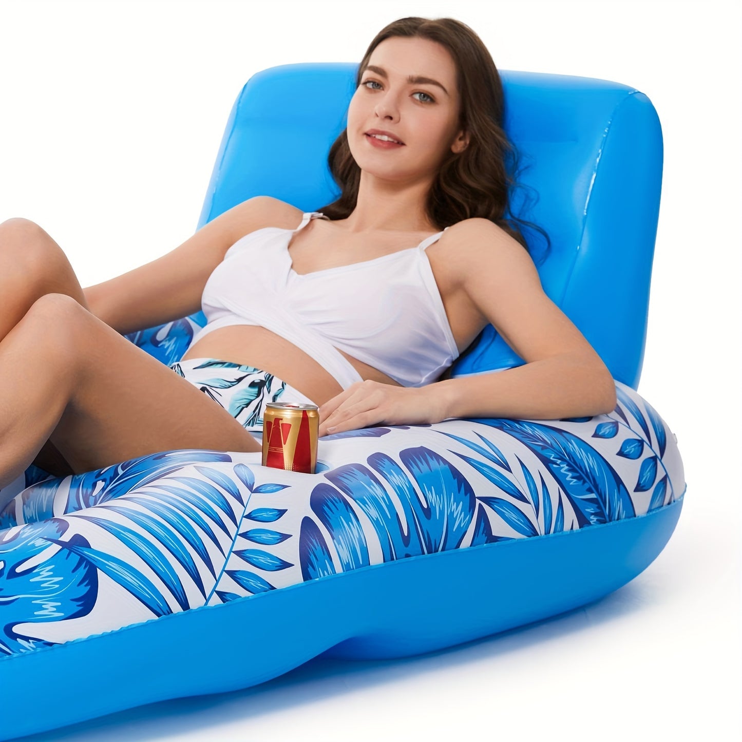 Zero Gravity Pool Chair Lounge – Inflatable Floating Bed, Heavy Duty Recliner for Adults, Pool Floats