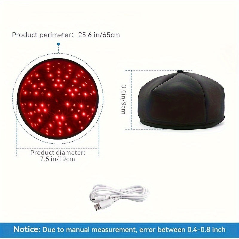 650nm and 850nm Near Infrared Red Light Therapy LED Hair Growth Hat – Cap for Hair Regrowth