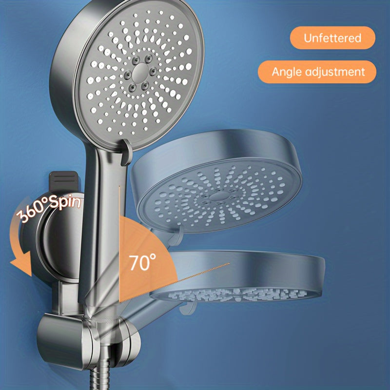 Musurjoy Adjustable Suction Cup Shower Head Holder – No-Drill, Removable Bathroom Accessory – Easy Installation