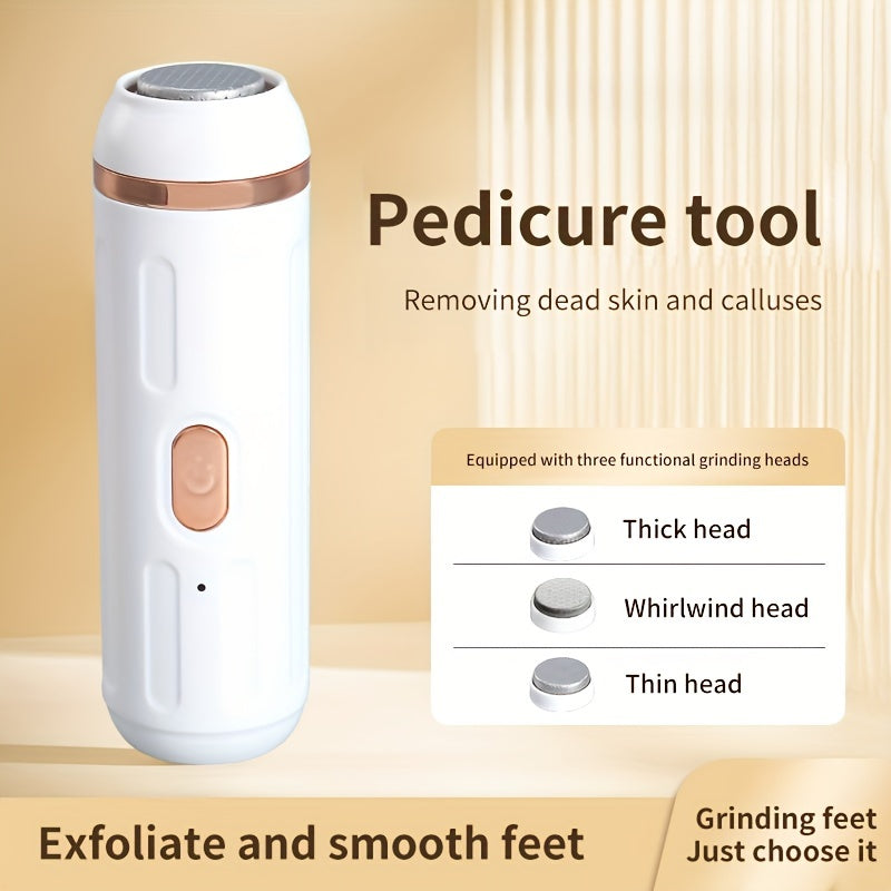 Rechargeable Electric Foot File - Professional Callus Remover for Smooth, Soft Feet, Ideal Gift for Hard, Cracked, and Dry Skin Care