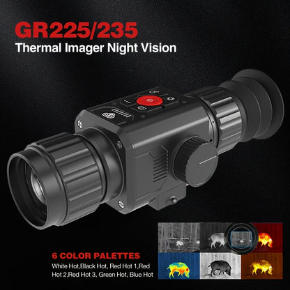 Proxima Thermal Night Vision Riflescope – 12um Pixel Pitch for Long-Range Detection, 6-Hour Battery Life – Ideal for Surveillance and Wildlife Observation