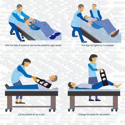 Stand Up Assistive Belt for Bedridden and Disabled Patients - Transfer and Mobility Safety Device for Elderly Care