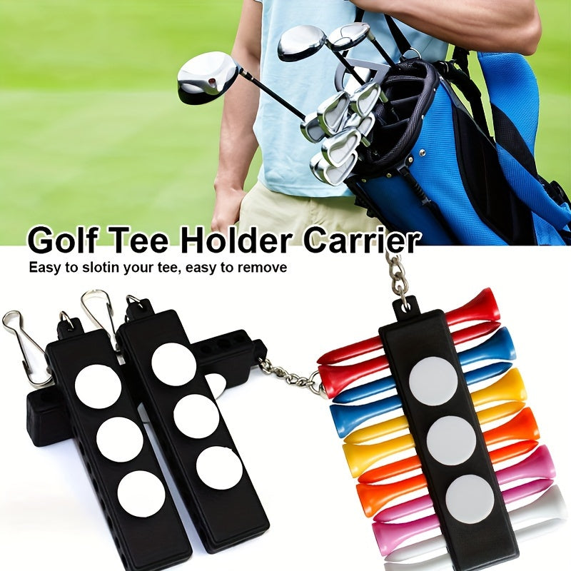 Premium Golf Tee Organizer – Durable PVC Construction, Easy-Access Storage and Marking System for Golfers