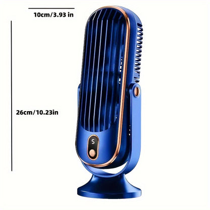 Portable Air Conditioner Fan - Large Battery, Dual Motor, 5-Speed Air Cooler with 720° Surround Air Blower - Ideal for Office, Camping, Outdoor RV, USB Fan - Great Gift for Thanksgiving, Halloween, Christmas