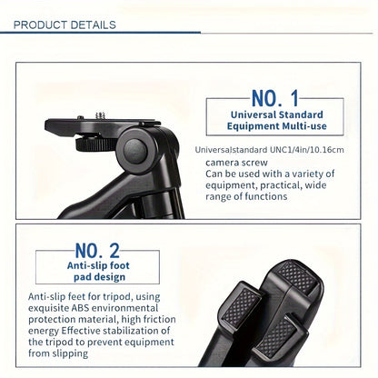 5 in 1 Smartphone Stabilizer Rig – LED Fill Light, Handheld Selfie Stick Tripod, Portable Folding with 120° Rotation for Interviews and Outdoor Activities