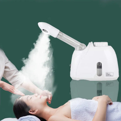 Ozone Facial Steamer - Warm Mist Humidifier for Deep Cleaning & Skin Care - Salon Quality Home Spa Vaporizer Sprayer